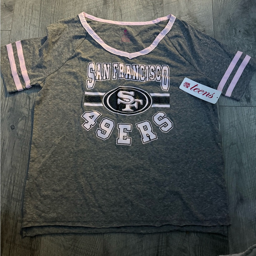 Gray San Francisco 49ers Kids Shirt